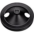 300-120 Series Power Steering Pump Pulley - Black, Steel, Direct Fit, Sold Individually