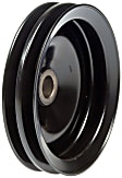 300-121 Series Power Steering Pump Pulley - Black, Metal, Direct Fit, Sold Individually