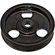 300-123 Series Power Steering Pump Pulley - Black, Plastic, Direct Fit, Sold Individually