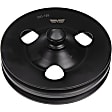 300-125 OE Solutions Series Power Steering Pump Pulley - Black, Metal, Direct Fit, Sold individually