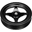 300-149 OE Solutions Series Power Steering Pump Pulley - Black, Metal, Direct Fit, Sold Individually