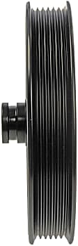 300-200 OE Solutions Series Power Steering Pump Pulley - Black, Metal, Serpentine, Direct Fit, Sold Individually
