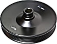 300-200 OE Solutions Series Power Steering Pump Pulley - Black, Metal, Serpentine, Direct Fit, Sold Individually
