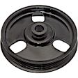 300-305 Series Power Steering Pump Pulley - Black, Plastic, Direct Fit, Sold Individually