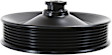 300-307 Series Power Steering Pump Pulley - Black, Metal, Direct Fit, Sold Individually