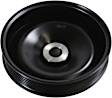 300-307 Series Power Steering Pump Pulley - Black, Metal, Direct Fit, Sold Individually