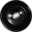 300-307 Series Power Steering Pump Pulley - Black, Metal, Direct Fit, Sold Individually