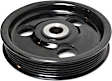 300-310 Series Power Steering Pump Pulley - Black, Plastic, Direct Fit, Sold Individually