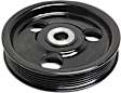 300-310 Series Power Steering Pump Pulley - Black, Plastic, Direct Fit, Sold Individually