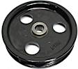 300-310 Series Power Steering Pump Pulley - Black, Plastic, Direct Fit, Sold Individually