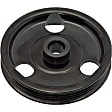 300-311 Series Power Steering Pump Pulley - Black, Metal, Direct Fit, Sold Individually