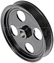 300-315RD OE Solutions Series Power Steering Pump Pulley - Black, Steel, Serpentine, Direct Fit, Sold Individually