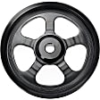 300-333 OE Solutions Series Power Steering Pump Pulley - Chrome, Steel, Serpentine, Direct Fit, Sold Individually