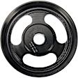 300-336 Series Power Steering Pump Pulley - Chrome, Steel, Direct Fit, Sold Individually