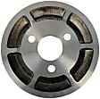300-392 OE Solutions Series Power Steering Pump Pulley - Natural, Aluminum, V-belt, Sold Individually