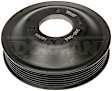 300-396 OE Solutions Series Water Pump Pulley - Black, Steel, Sold Individually