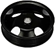 300-398 OE Solutions Series Power Steering Pump Pulley - Black, Steel, V-belt, Direct Fit, Sold individually
