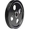 300-404 Series Power Steering Pump Pulley - Black, Plastic, Direct Fit, Sold Individually