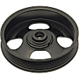 300-551 OE Solutions Series Power Steering Pump Pulley - Black, Plastic, Direct Fit, Sold individually