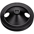 300-5600 HD Solutions Series Power Steering Pump Pulley - Black, Steel, V-belt, Direct Fit, Sold Individually