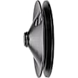 300-5600 HD Solutions Series Power Steering Pump Pulley - Black, Steel, V-belt, Direct Fit, Sold Individually