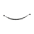 34-1477 Rear, Driver or Passenger Side Leaf Spring, RWD