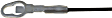 38533 Direct Fit Tailgate Cable, Sold Individually