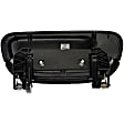 38910 Help Series Tailgate Handle and Bezel, Black Plastic Without Camera Hole Without Key Hole