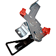 38910 Help Series Tailgate Handle and Bezel, Black Plastic Without Camera Hole Without Key Hole