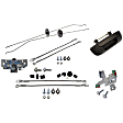 38911 Help Series Tailgate Handle and Bezel, Black Plastic Without Camera Hole Without Key Hole