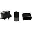 38911 Help Series Tailgate Handle and Bezel, Black Plastic Without Camera Hole Without Key Hole
