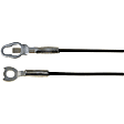 38911 Help Series Tailgate Handle and Bezel, Black Plastic Without Camera Hole Without Key Hole