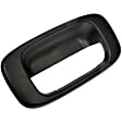 38912 Help Series Tailgate Handle and Bezel, Black Plastic Without Camera Hole Without Key Hole