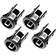 42451 Direct Fit Parking Assist Sensor Bezel, Set