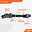 425-266 OE Solutions Series Steering Shaft