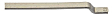 1968 Jeep CJ5 - Front Wiper Arm, 10.875 in. Length, Electric Wipers, With Stationary Windshield