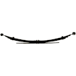 43-1783HD Rear, Driver or Passenger Side Leaf Spring