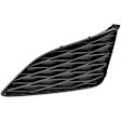 45178 Driver Side Fog Light Cover, Black