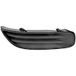 45183 Front, Passenger Side Fog Light Cover, Black