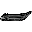 45183 Front, Passenger Side Fog Light Cover, Black