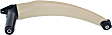 2008-2014 BMW X6 - Door Pull Strap - Front or Rear, Driver Side, Beige, Plastic
