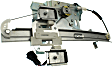 Front, Driver Side Power Window Regulator, With Motor