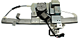 Front, Driver Side Power Window Regulator, With Motor