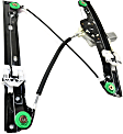 Front, Driver Side Window Regulator, Power, Base Model