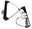 Front, Driver Side Power Window Regulator, Without Motor