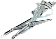 1995 BMW M3 Lightweight - Front, Driver and Passenger Side Power Window Regulator, With Motor, E36, Coupe, Convertible