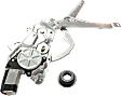 Front, Passenger Side Window Regulator, Power, With Motor, Base Model, For Models Without Tip-Switch Function, E36 Sedan, Production Date To 9-1993