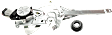 Front, Driver Side Window Regulator, Power, With Motor, Base Model, For Models Without Tip-Switch Function, E36