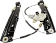Front, Driver Side Power Window Regulator, With Motor