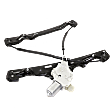 Front, Driver Side Power Window Regulator, With Motor